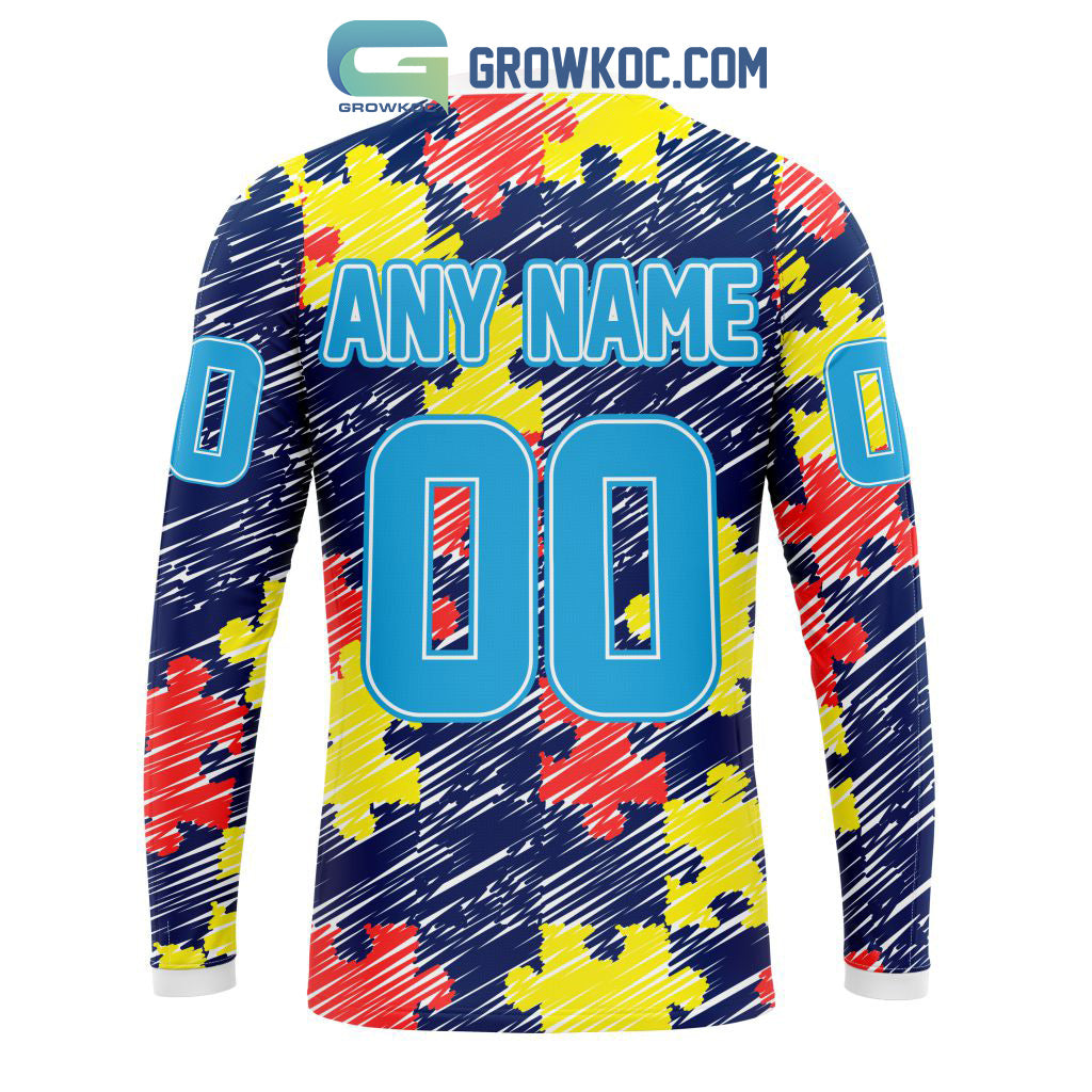 NHL Toronto Maple Leafs Puzzle Autism Awareness Personalized Hoodie T Shirt