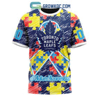 NHL Toronto Maple Leafs Puzzle Autism Awareness Personalized Hoodie T Shirt
