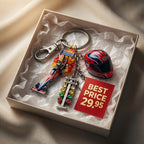 NHRA Nitro Thunder 75th Anniversary Keychain
