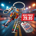 NHRA Nitro Thunder 75th Anniversary Keychain