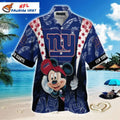 NY Giants Tropical Cartoon Character Hawaiian Shirt