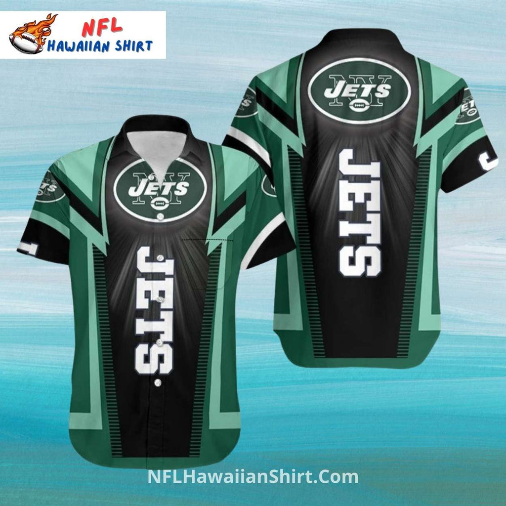 NY Jets Hawaiian Shirt – Bold Modern Striped Design