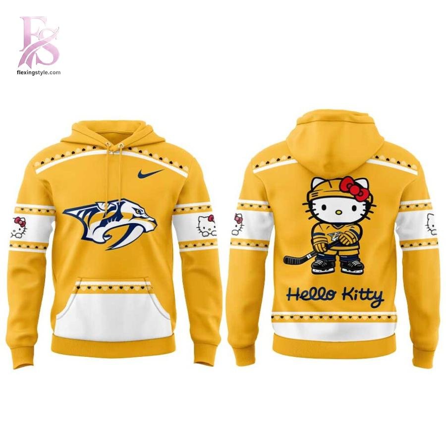 Nashville Predators Hello Kitty Night 2026 Hoodie