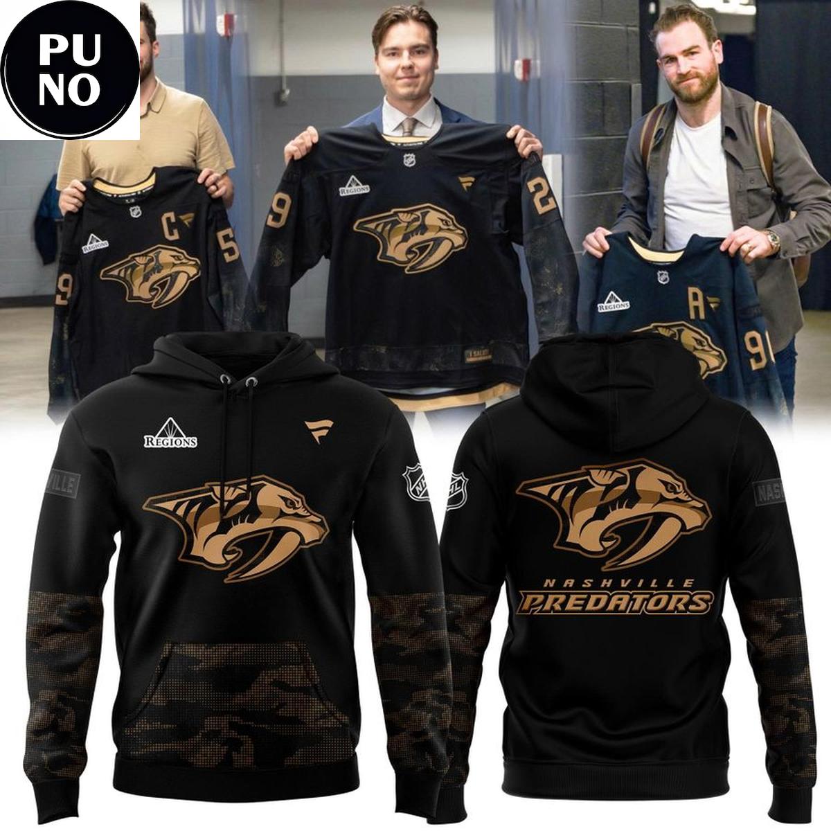 Nashville Predators Military Appreciation 2026 Hoodie T-Shirt