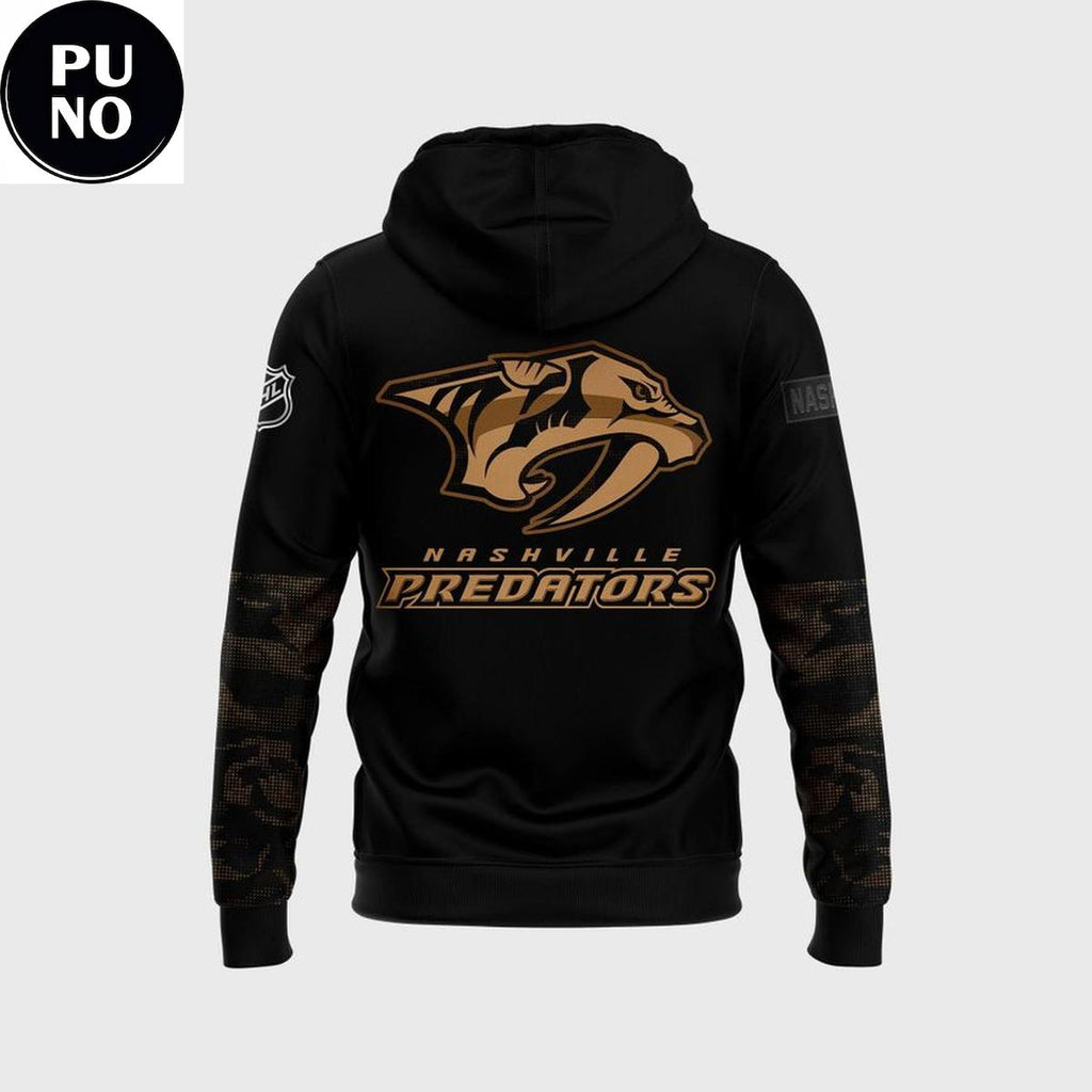 Nashville Predators Military Appreciation 2026 Hoodie T-Shirt