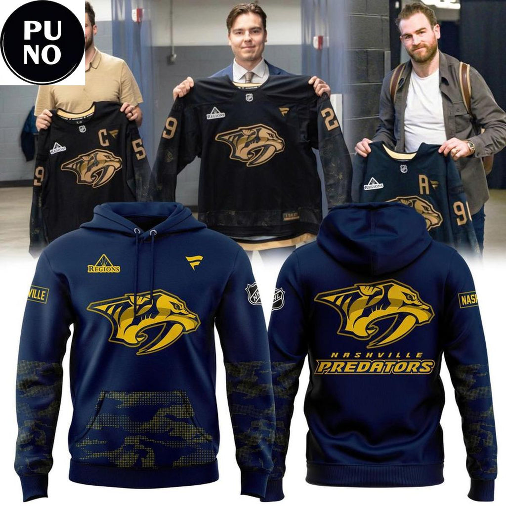 Nashville Predators Military Appreciation 2026 Hoodie T-Shirt