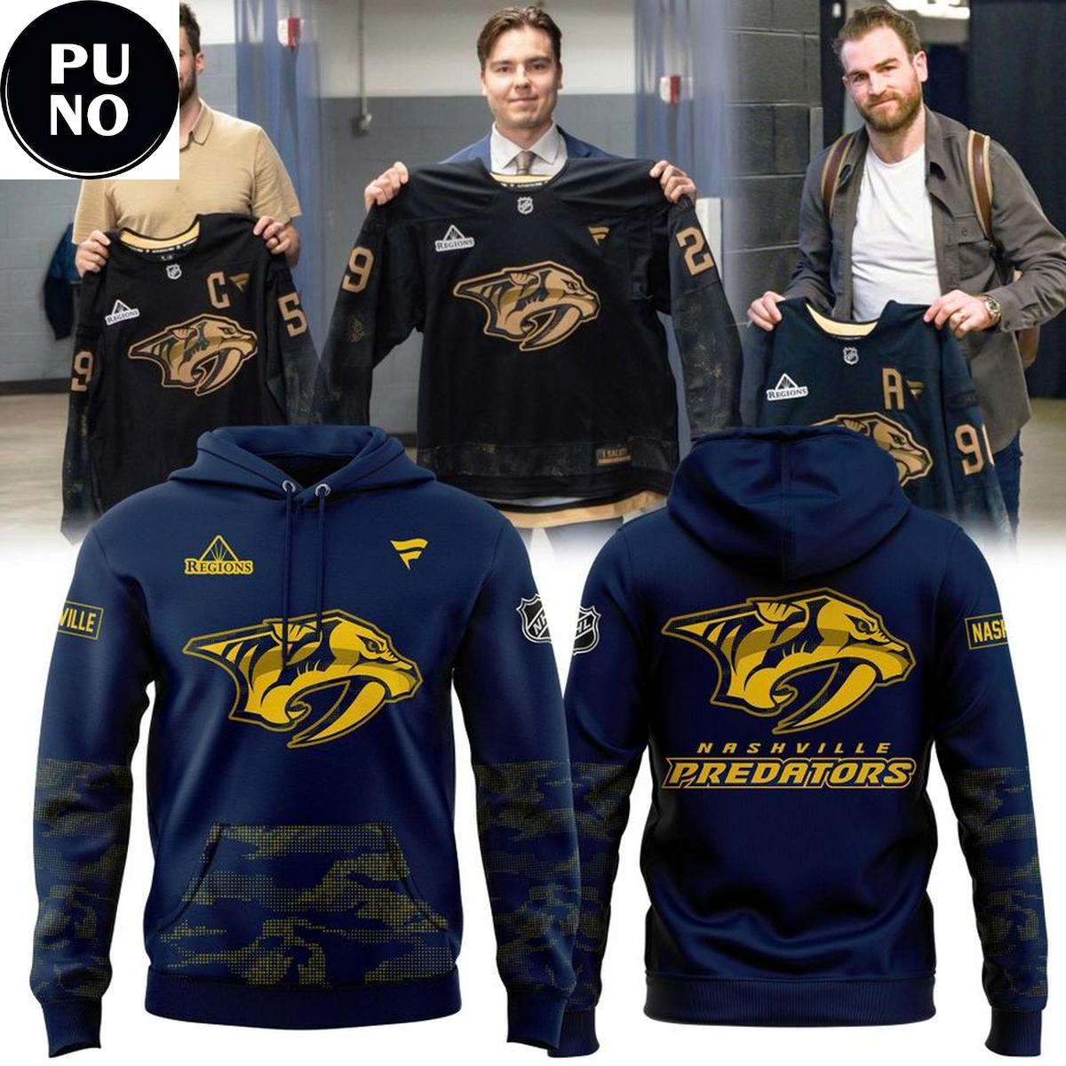 Nashville Predators Military Appreciation 2026 Hoodie T-Shirt
