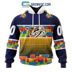 Nashville Predators NHL Special Autism Awareness Design Hoodie T Shirt