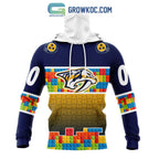 Nashville Predators NHL Special Autism Awareness Design Hoodie T Shirt