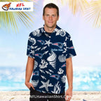 Nautical Shell New England Patriots Hawaiian Shirt