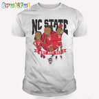 Nc State Basketball Why Not Us Caricatures T Shirt