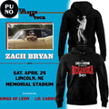 Nebraska Huskers x Zach Bryan With Heaven Tour 2026 Hoodie T-Shirt