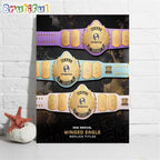 New Arrival Winged Eagle Replica Titles Of WWE Wall Art Poster Canvas