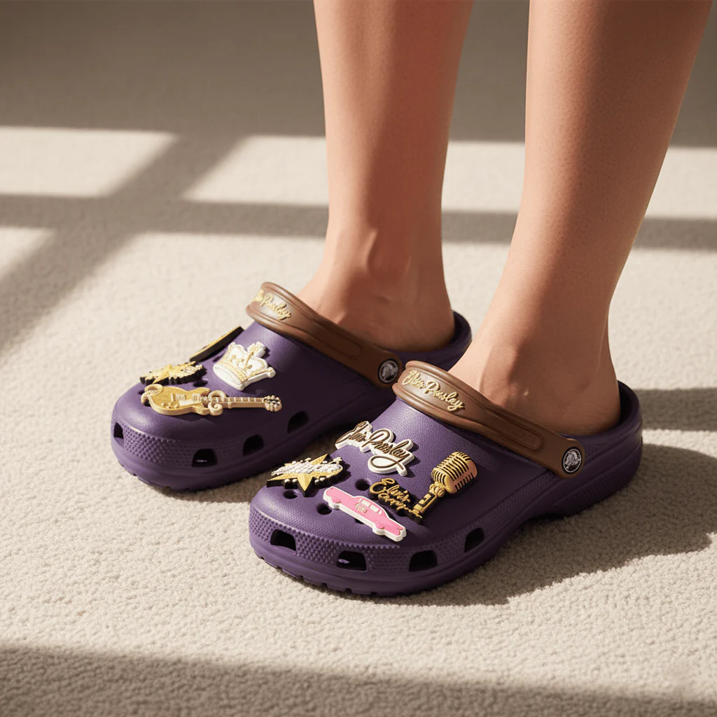 New Collection Elvis Presley Crocs Charms