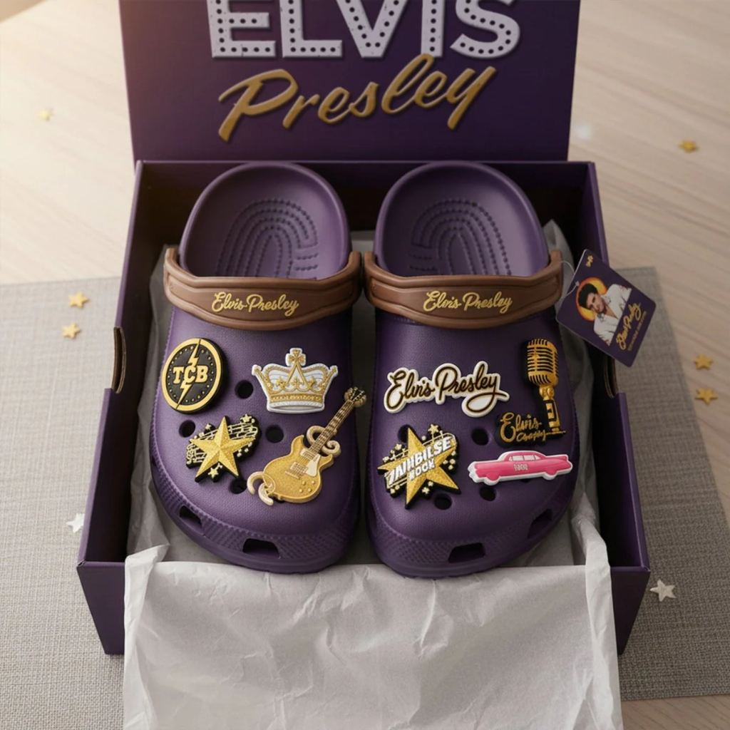 New Collection Elvis Presley Crocs Charms