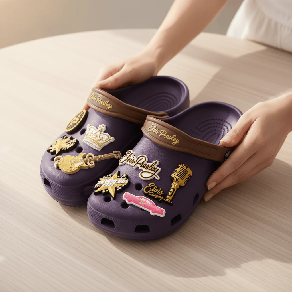 New Collection Elvis Presley Crocs Charms