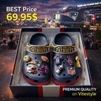 New England Patriots AFC Champion Croc Charms