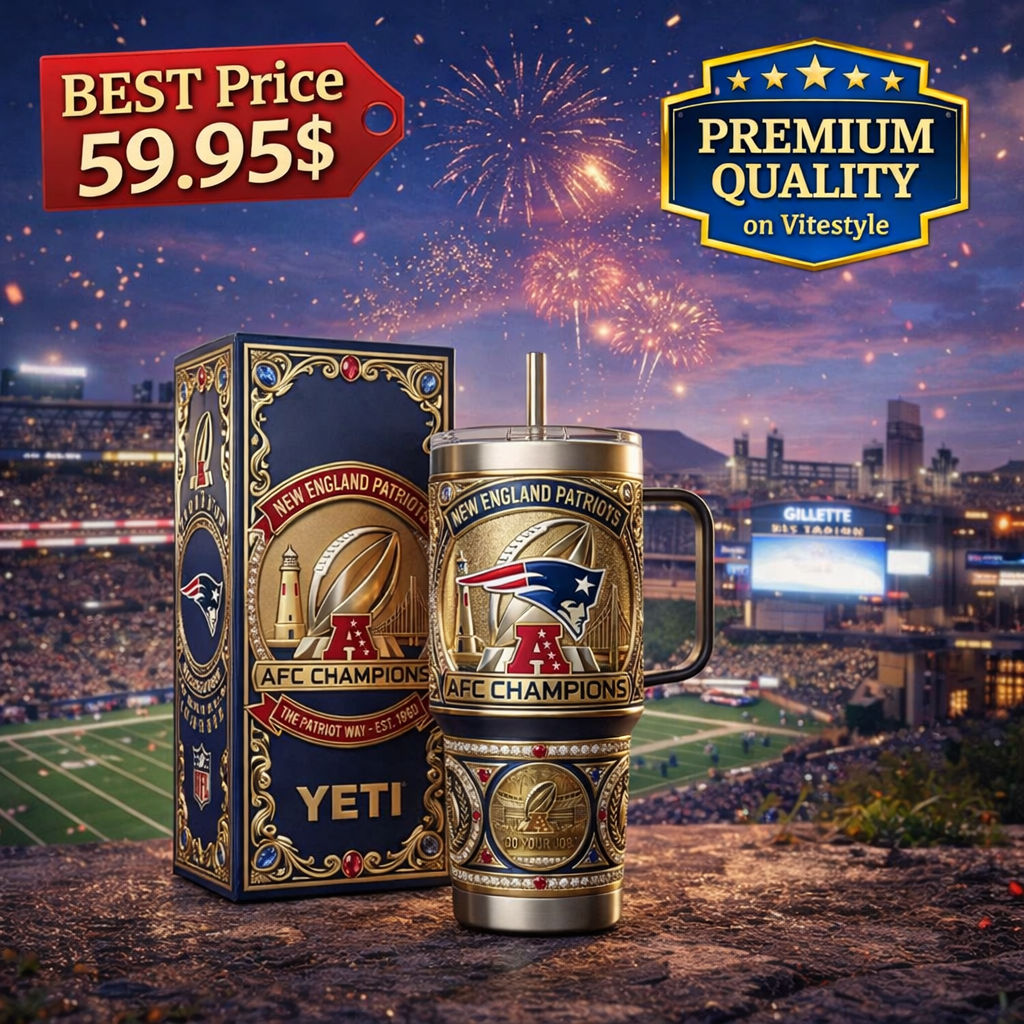 HOT New England Patriots AFC Champion Tumbler