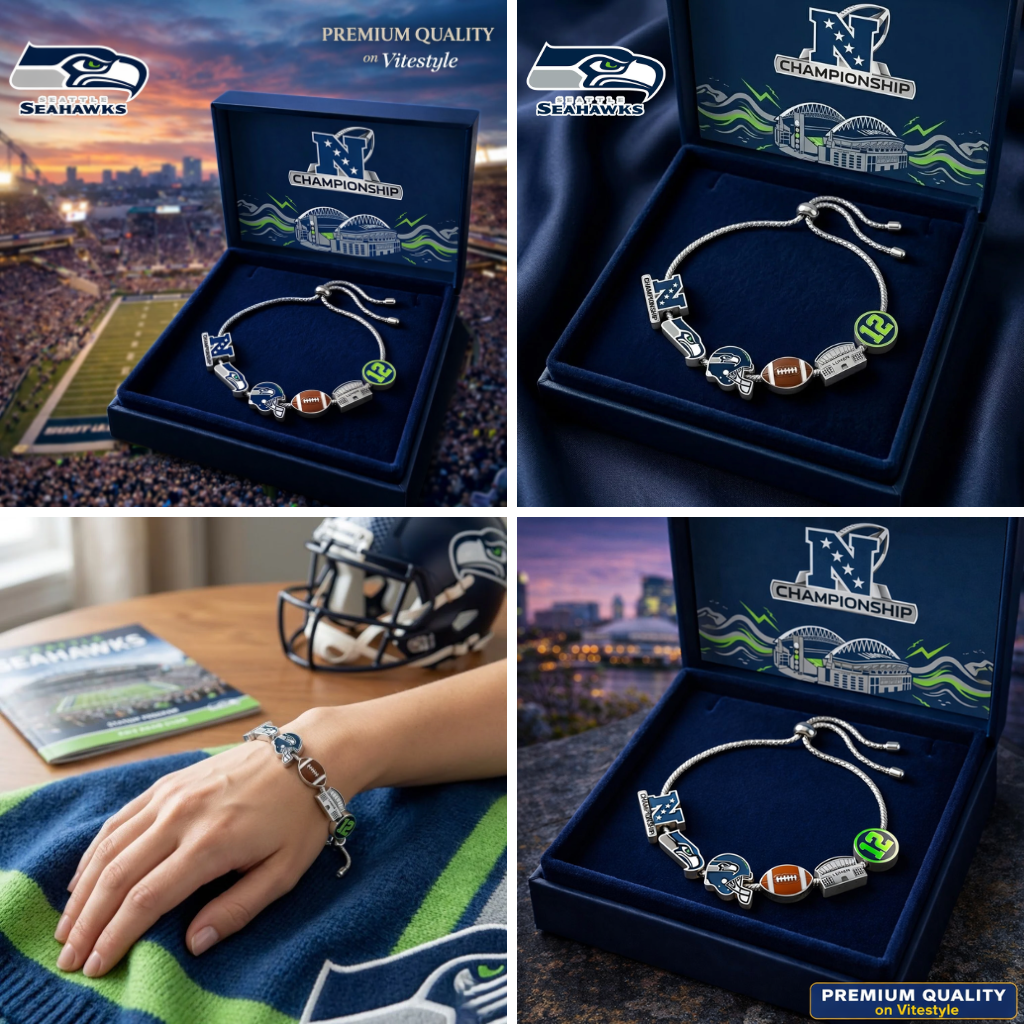 New England Patriots Charm Bracelet