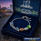 New England Patriots Charm Bracelet