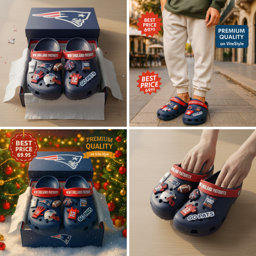 New England Patriots Croc Charms