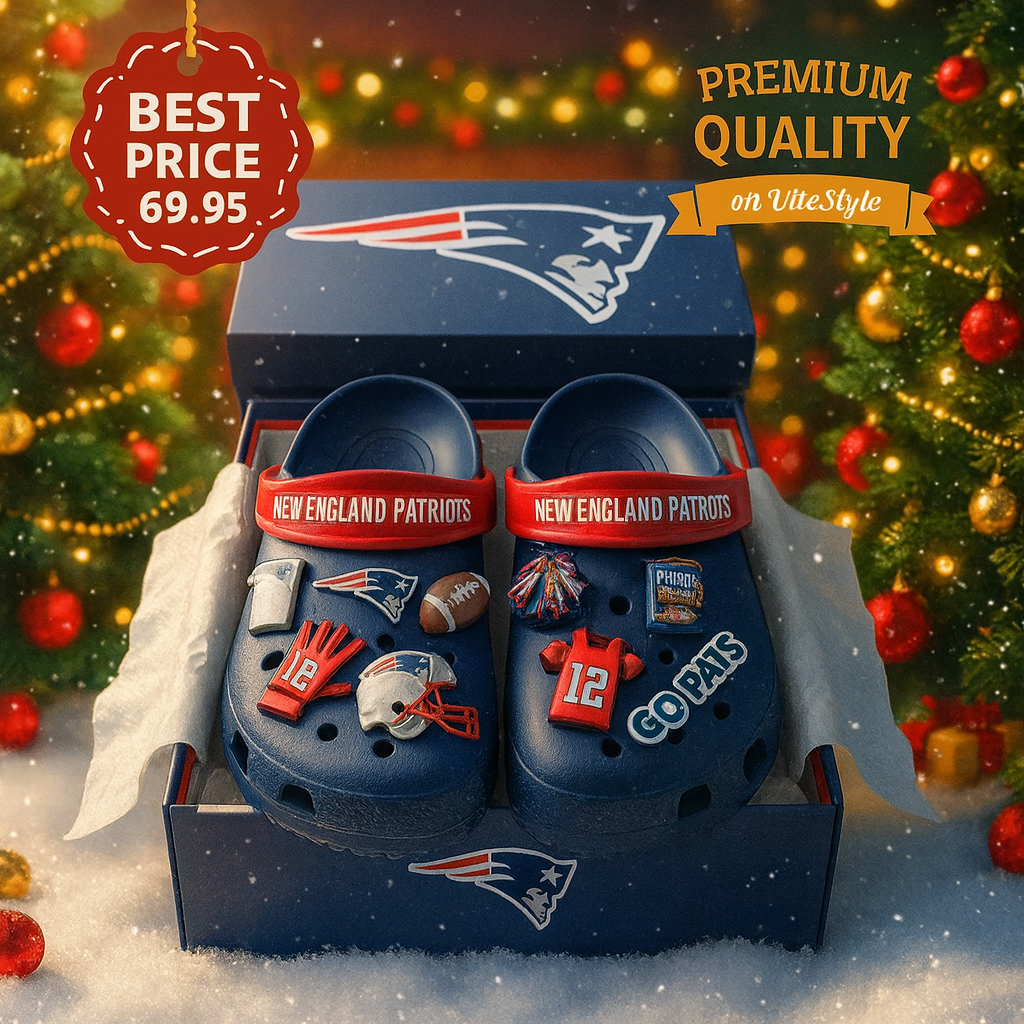 New England Patriots Croc Charms
