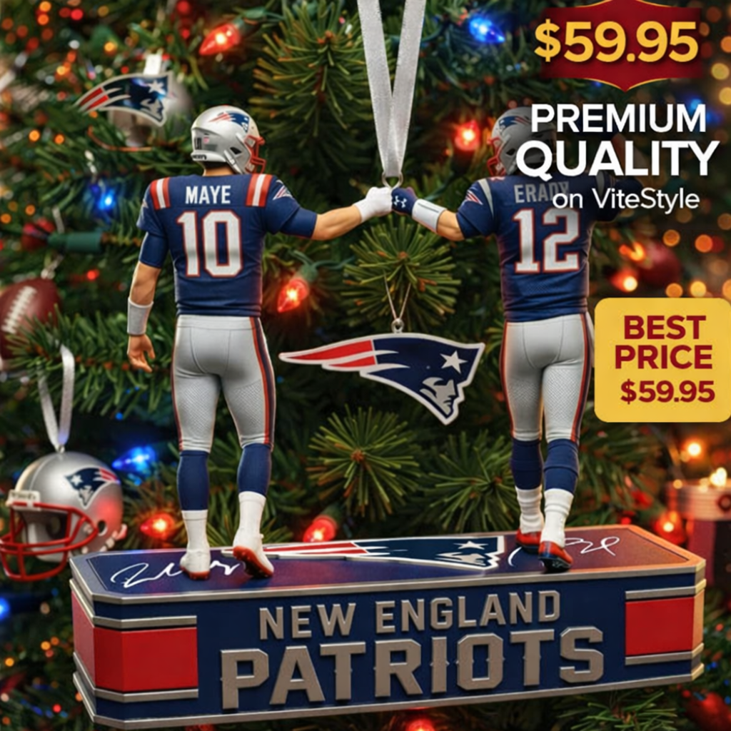 New England Patriots Quarterback Legacy Ornament