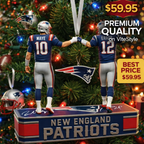 New England Patriots Quarterback Legacy Ornament