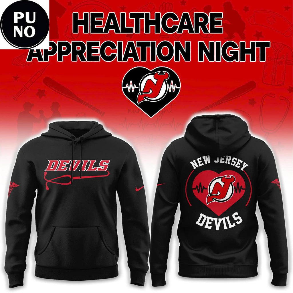 New Jersey Devils Healthcare Appreciation Night 2026 Hoodie T-Shirt