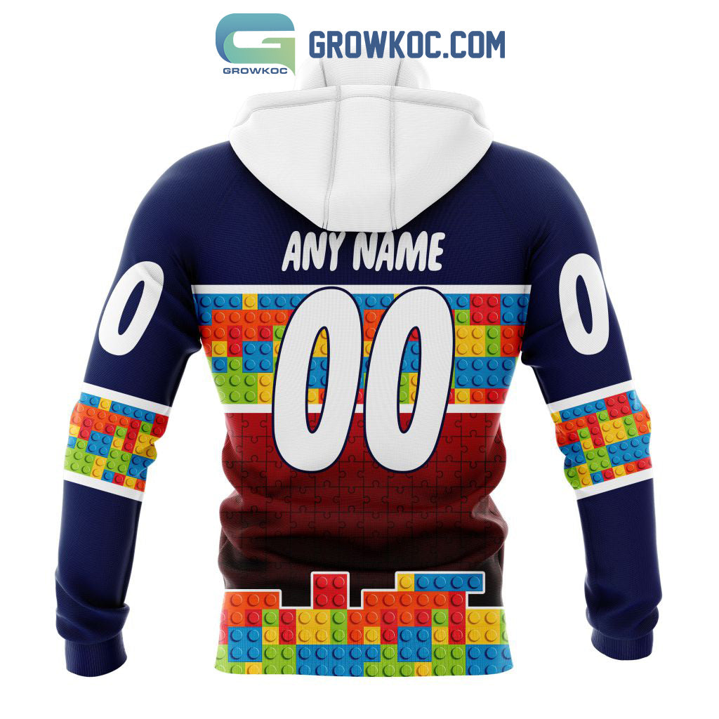 New Jersey Devils NHL Special Autism Awareness Design Hoodie T Shirt