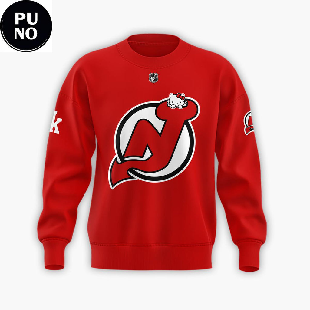 New Jersey Devils x Hello Kitty Night 2026 Hoodie T-Shirt