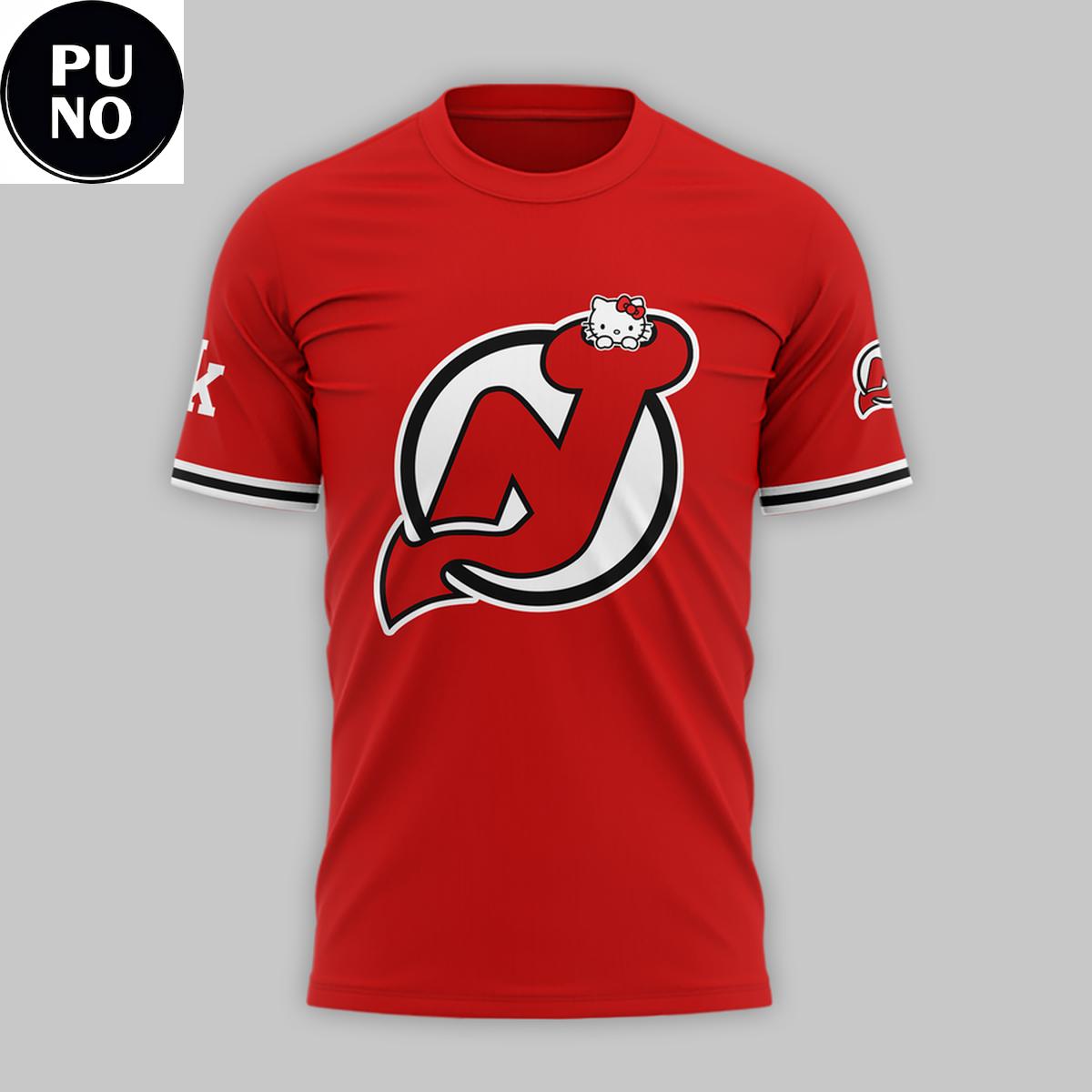 New Jersey Devils x Hello Kitty Night 2026 Hoodie T-Shirt