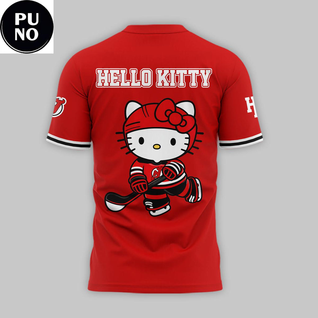 New Jersey Devils x Hello Kitty Night 2026 Hoodie T-Shirt
