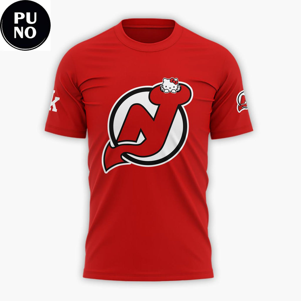 New Jersey Devils x Hello Kitty Night 2026 Hoodie T-Shirt