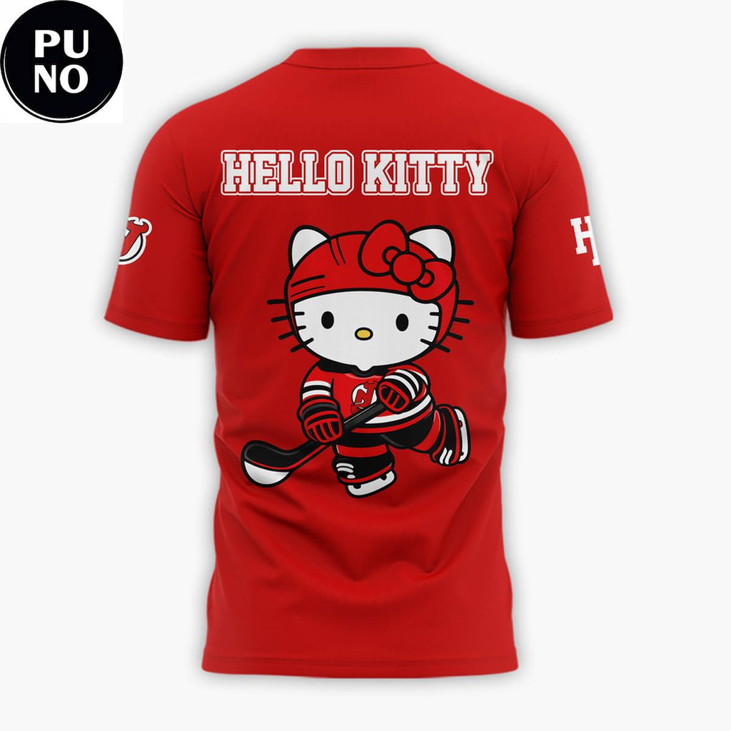 New Jersey Devils x Hello Kitty Night 2026 Hoodie T-Shirt