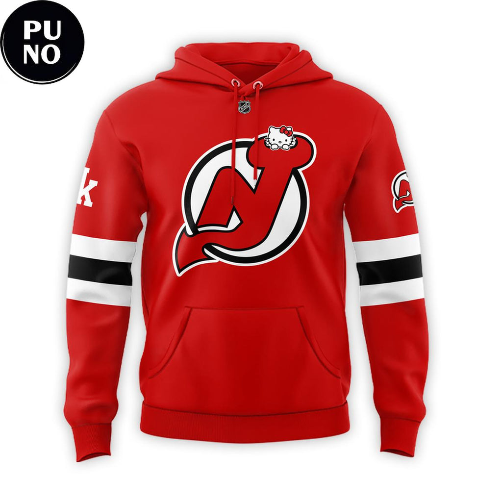 New Jersey Devils x Hello Kitty Night 2026 Hoodie T-Shirt