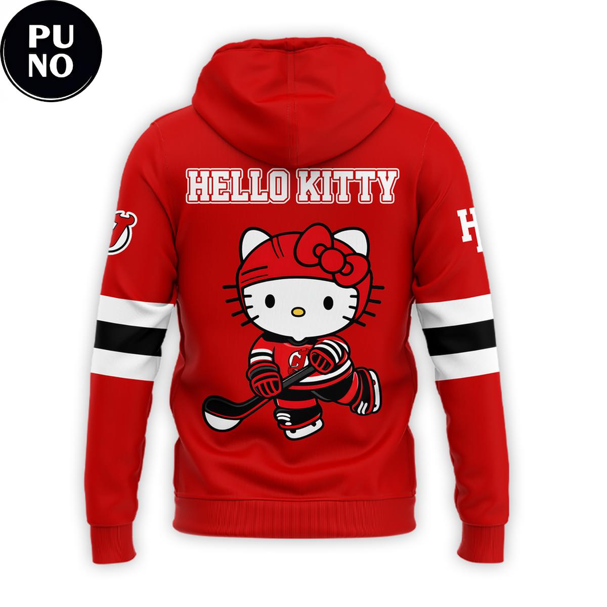 New Jersey Devils x Hello Kitty Night 2026 Hoodie T-Shirt