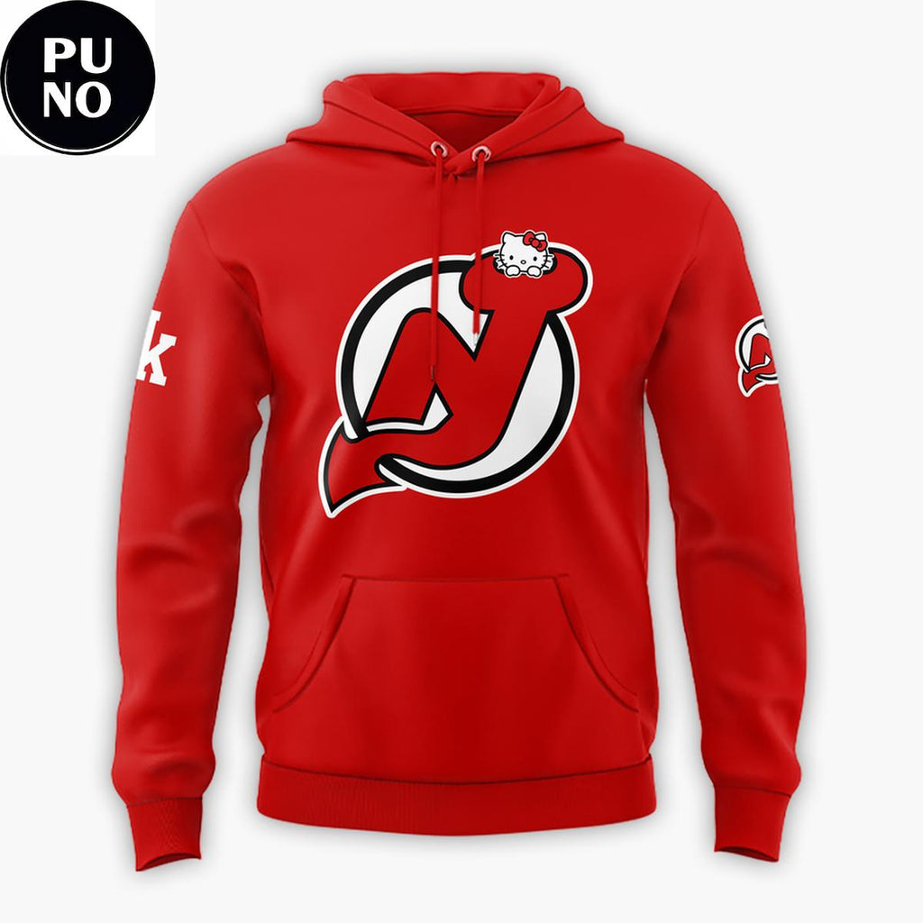 New Jersey Devils x Hello Kitty Night 2026 Hoodie T-Shirt
