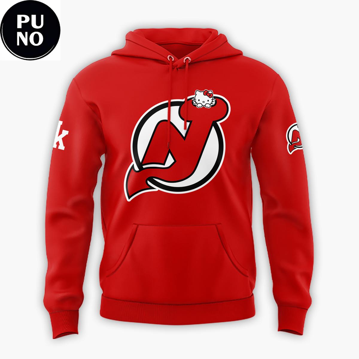 New Jersey Devils x Hello Kitty Night 2026 Hoodie T-Shirt