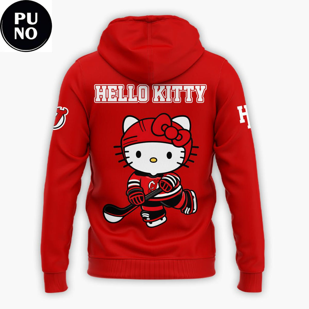 New Jersey Devils x Hello Kitty Night 2026 Hoodie T-Shirt