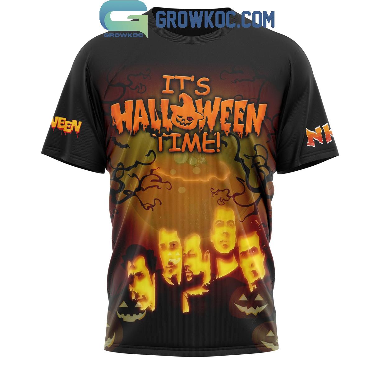 New Kid On The Block It’s Halloween Time This Block Head Hoodie T Shirt