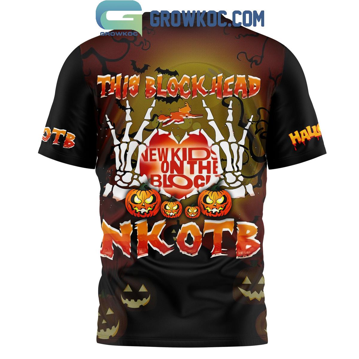 New Kid On The Block It’s Halloween Time This Block Head Hoodie T Shirt