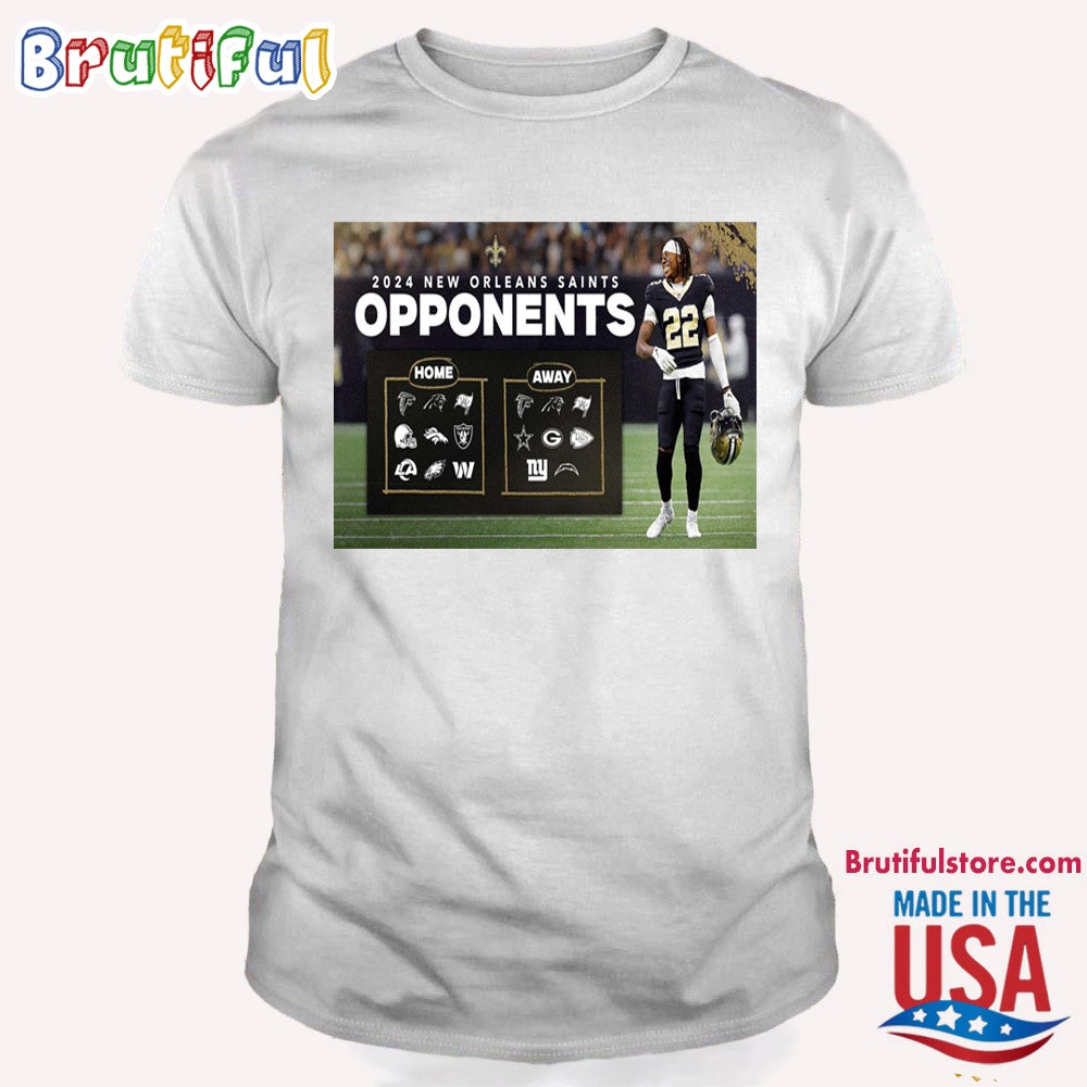 New Orleans Saints 2024 NFL Season Schedule T Shirt