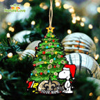 New Orleans Saints Custom Snoopy Peanuts Christmas Ornament Xmas Tree Decorations