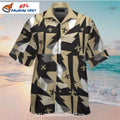 New Orleans Saints Hawaiian Shirt Geometric Lightning Theme