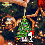 New York Giants Custom Snoopy Peanuts Christmas Ornament Xmas Tree Decorations