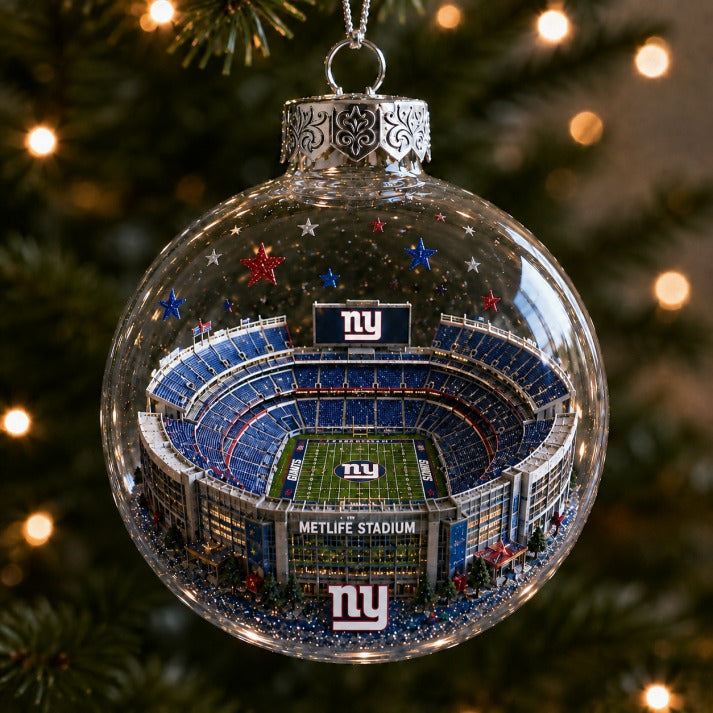 New York Giants MetLife Stadium Christmas Ornament