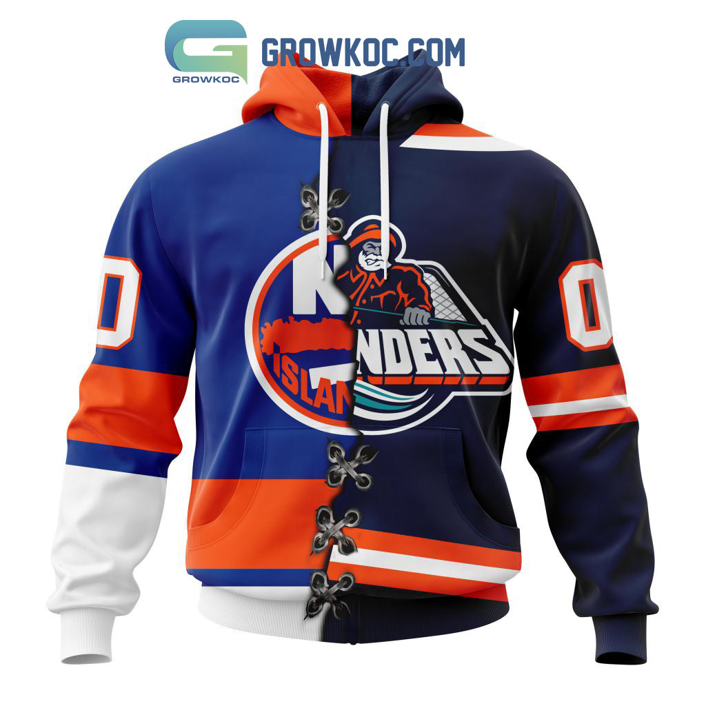 New York Islanders Mix Reverse Retro Personalized Hoodie Shirts