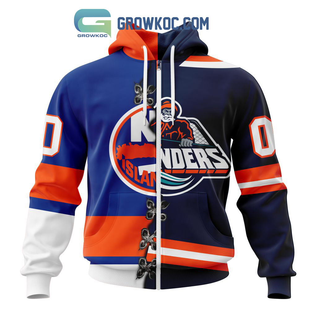 New York Islanders Mix Reverse Retro Personalized Hoodie Shirts