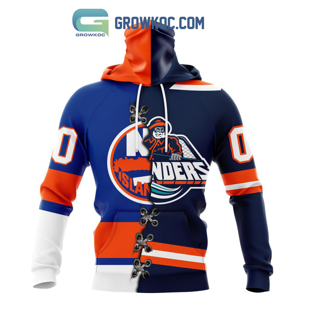 New York Islanders Mix Reverse Retro Personalized Hoodie Shirts